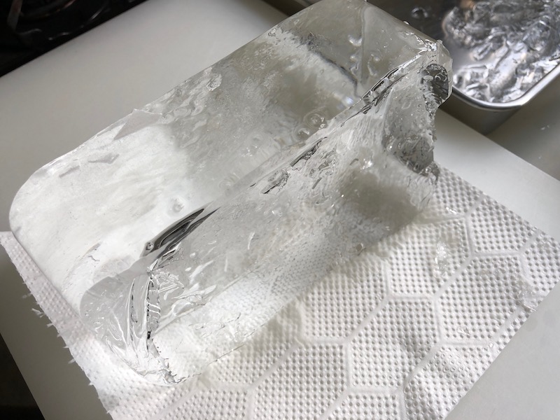 透明な氷の作り方19
